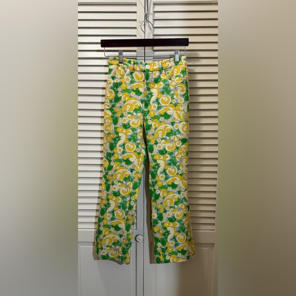 ZARA MULTICOLORED PRINTED PANTS - Picture 5 of 10